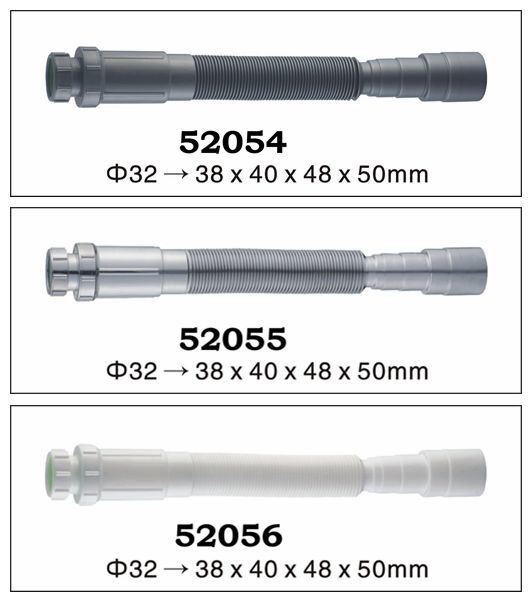 PP Extensible Flexible Hose, Plastic Sink Waste, Sink Drain, Basin Drain