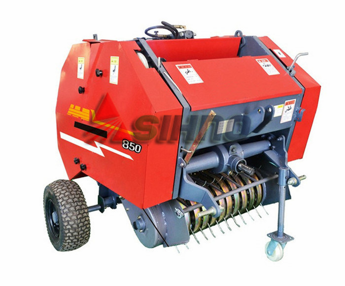 Automatic Mini Round Hay Baler 850 for Grass and Straw