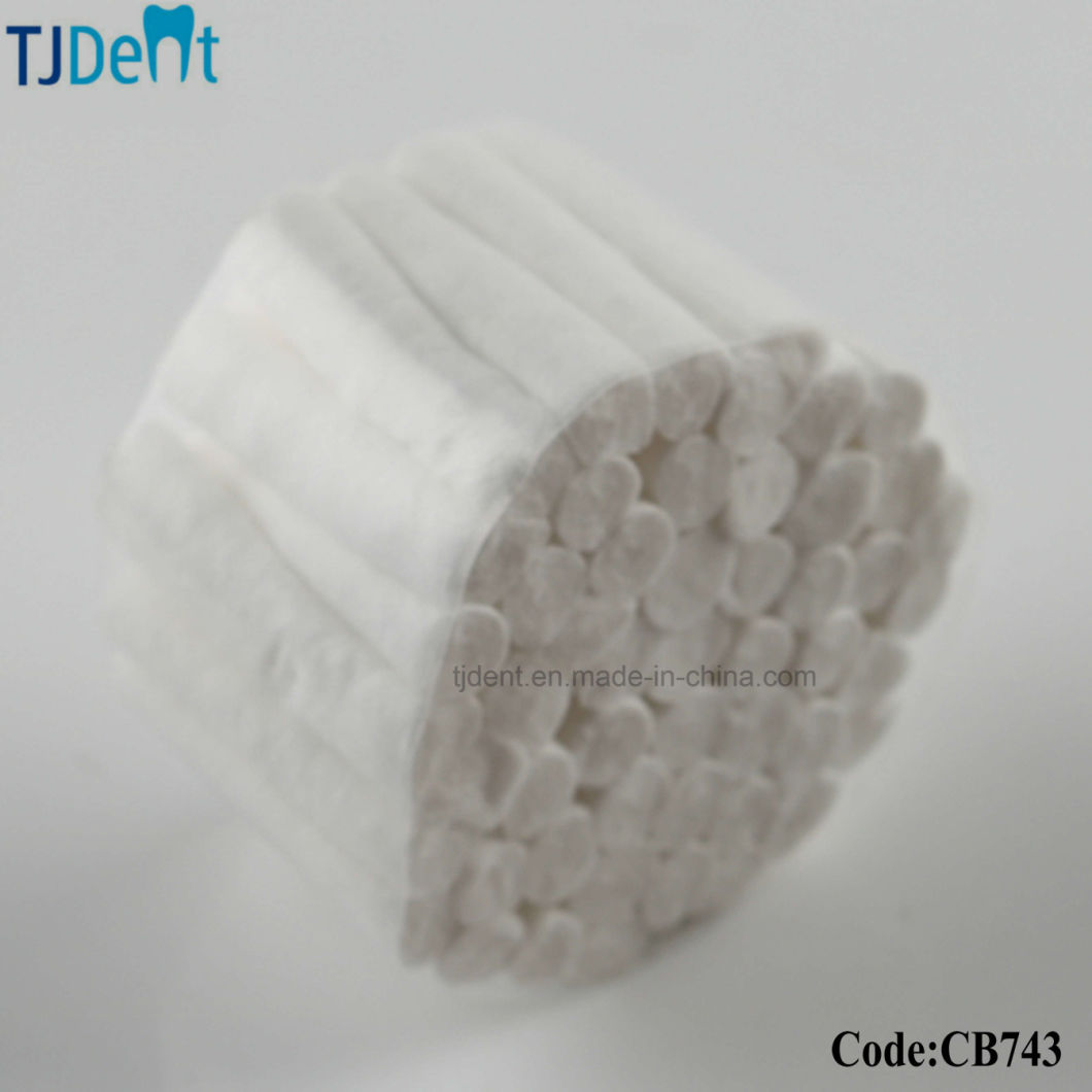 Medical Consumables Surgical Dental Disposable Absorbent 100% Cotton Roll (CB743)