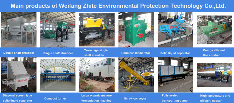 Plastic Shredder/Shredding Machinery with Single Shaft