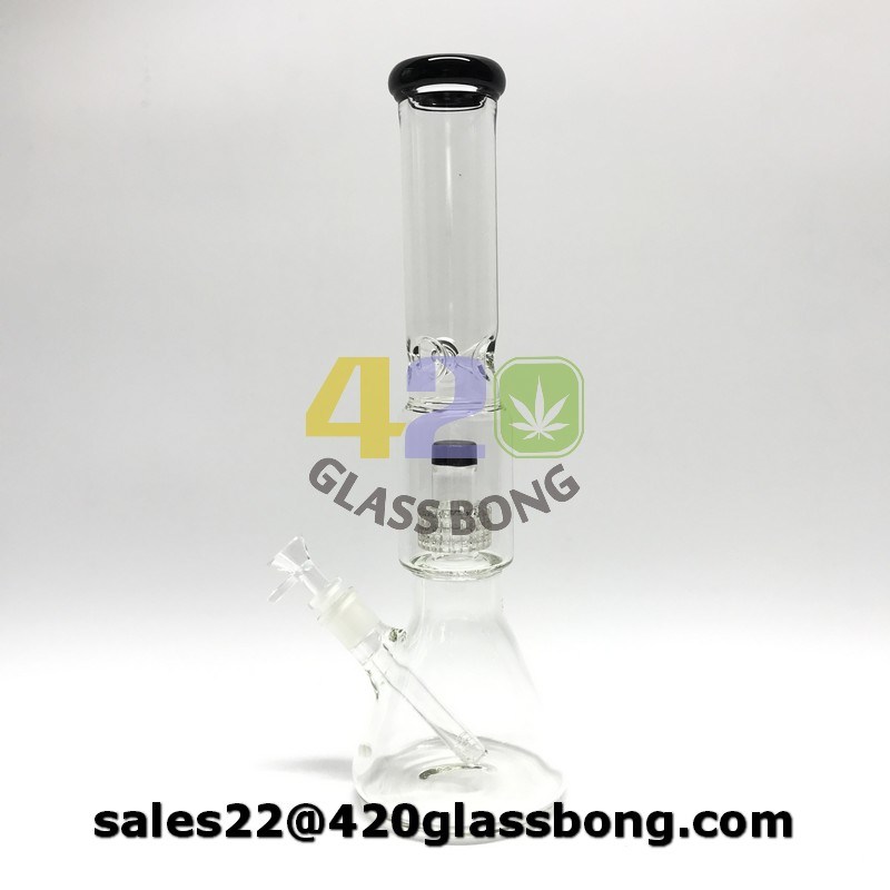 Wholesale New Design Glass Smoking Water Pipe Beaker with Tyre Perc