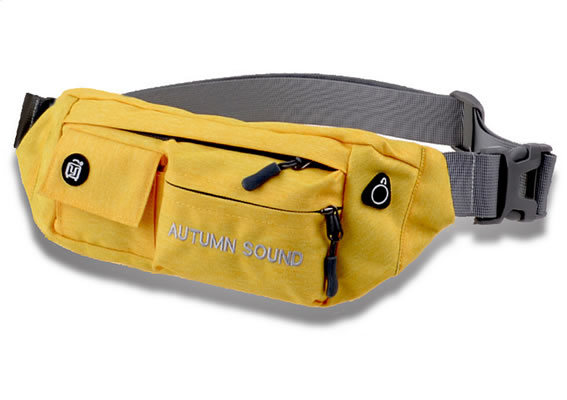 Fashionable Leisure Canvas Waist Bag for Women and Men