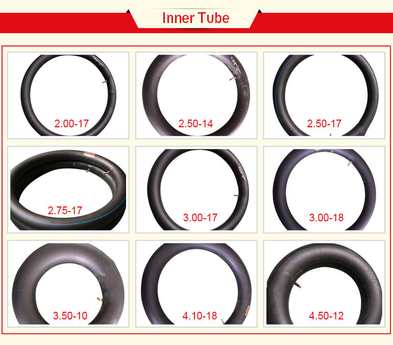 Manufacture Natural Rubber Inner Tube for Motorcycle Tires