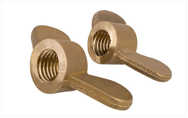 Brass Round Wing Wing Nut