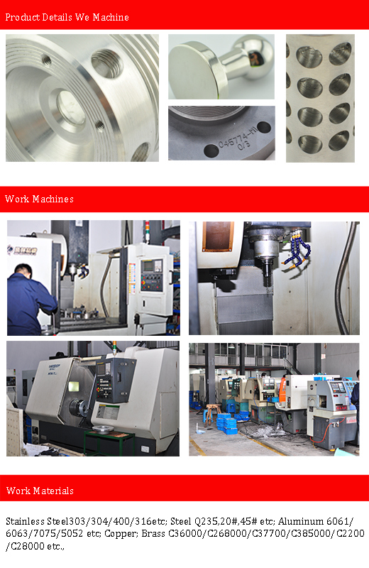 China Manufacture Aluminum Machining Product