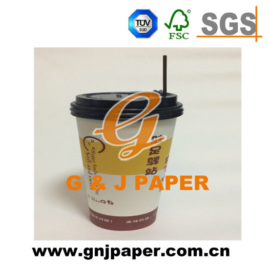 12 Oz Double Wall Paper Coffee Water Cup with Lid