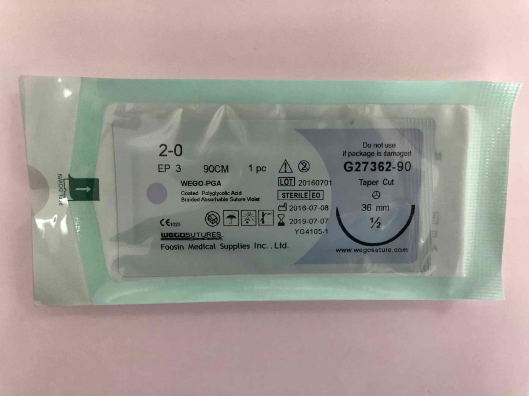 Wego PGA Sutures with Violet Color