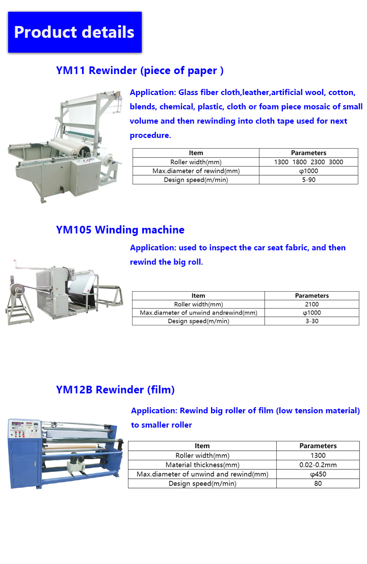 Ym10 Vertical Type Slitting Machine with Heating Cut