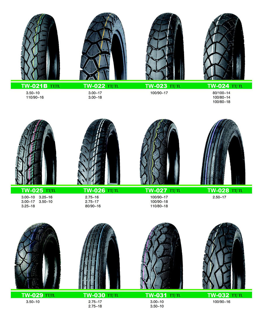Motorcycle Parts Rubber Tyre 100/90-17