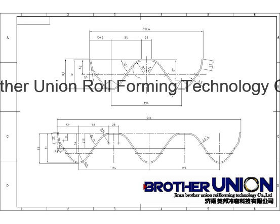 M Post Highway Guardrail Roll Forming Machine