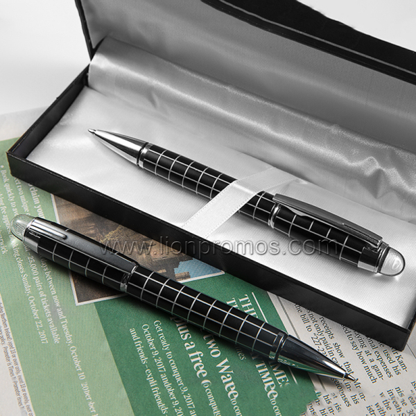 High Class Fine Quality Business Gift Box Package Metal Ball Pen 72