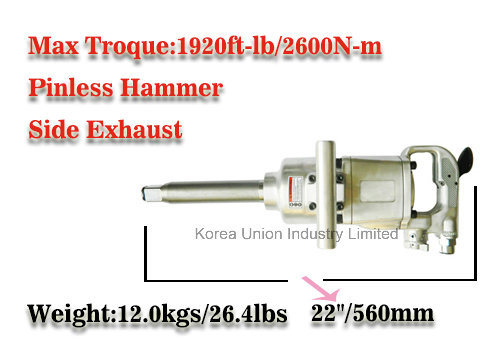 1 Inch Straight Pneumatic Air Impact Power Tools Ui-1202