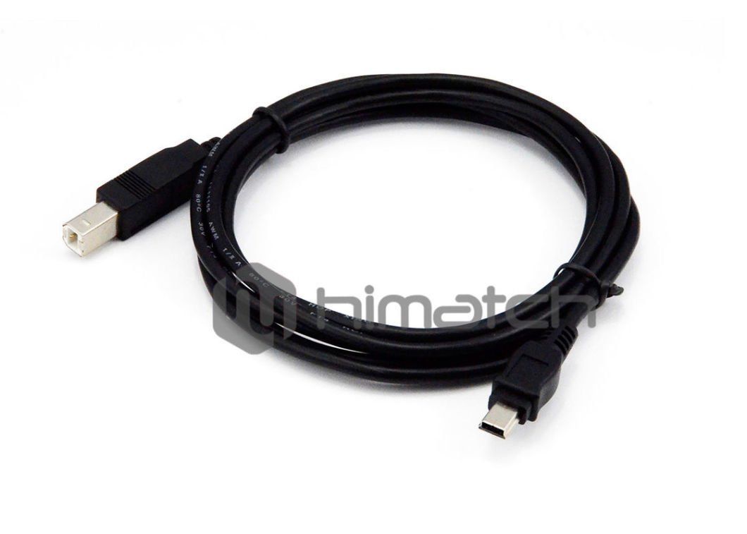 USB 2.0 B to Mini B OTG Data Cable for Printer