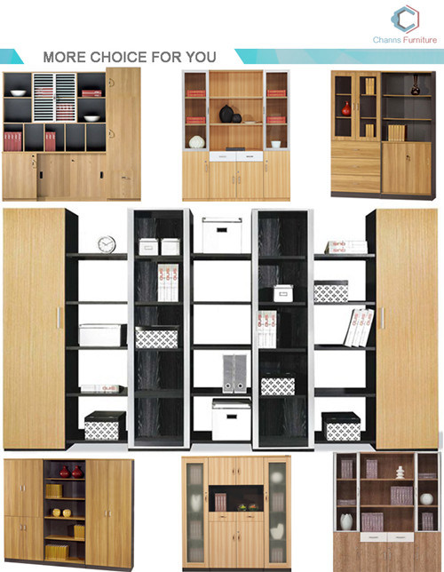 Modern Furniture Wood Office File Cabinet with Metal Legs (CAS-FC18507)