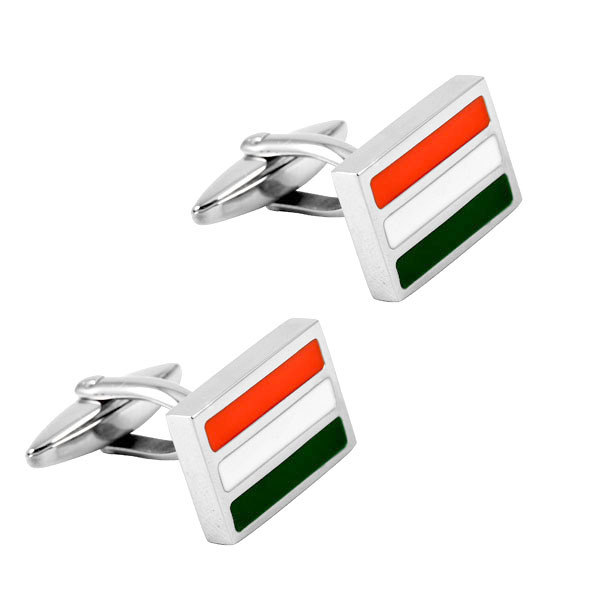 Dongguan Factory Fashion Stainless Steel Americal Flag Cuff Links