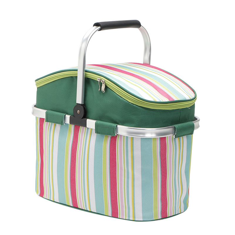 Outdoor Portable Waterproof Insulated Cooler Shopping Picnic Basket