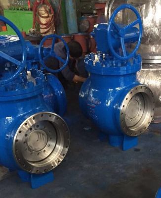 Trunnion Mounted Top Entry Ball Valve (Q347) 3 Way 2 Way