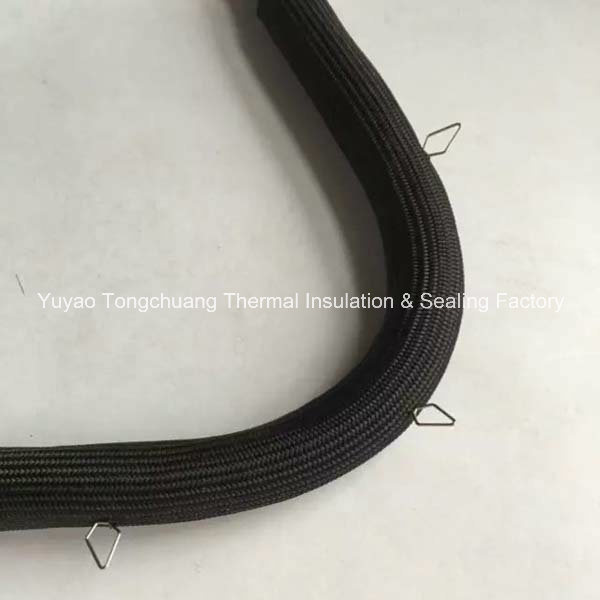 Glass Fibre Oven Door Sealing Rope with Stainless Steel Wire.