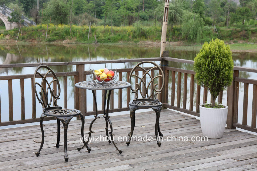 Cast Aluminum Tea Table and Chair Set Garden Furniture Outdoor Furniture-T010