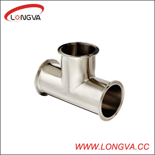 Sanitary Stainless Steel Pipe Fitting Clamped Tee