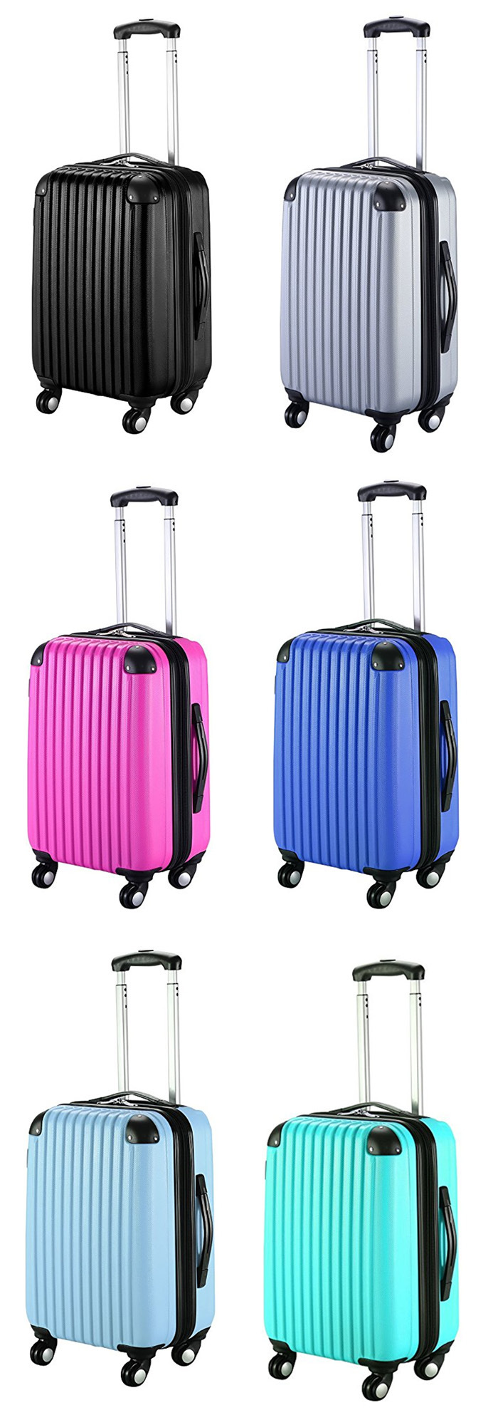 ABS Luggage Hard 4 Wheel Tolley Case