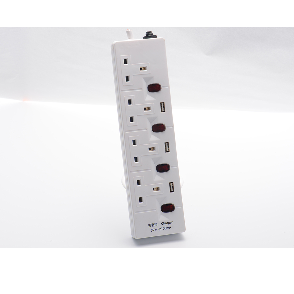 High Quality UK BS Standard Extension Socket and Power Strip