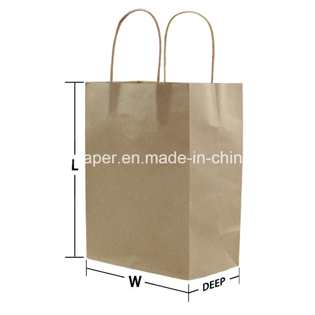 Best Quality 120g Kraft Paper Tote Bag Tote Handbag