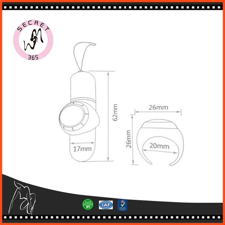 Rechargeable 36 Frequency Vibrating Jump Egg Double Eggs Bullet Vibrator