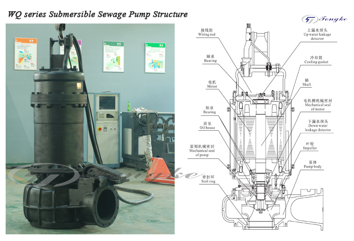 High Quality Electrical Submersible Sewage Centrifugal Water Pump