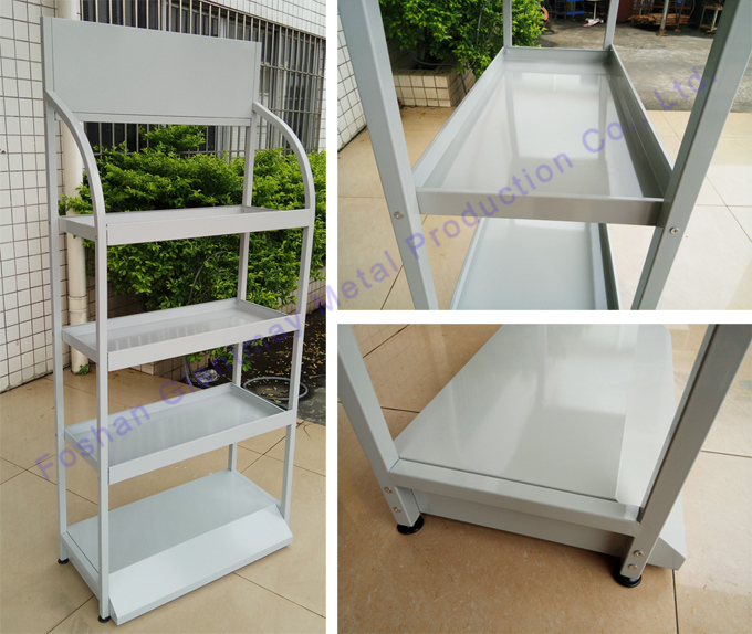 Metal Customized Supermarket Engine Oil Storage Display Shelf Rack for 4s Shop