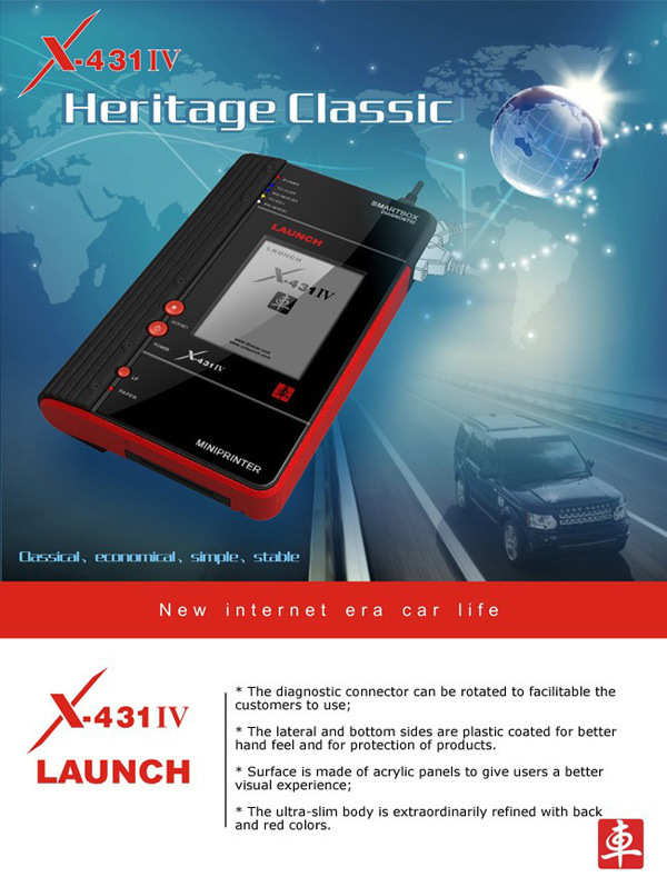 Original Launch X431 IV Auto Scanner Globle Version Update Online/Car Diagnostic Tool/Auto Diagnostic Tool