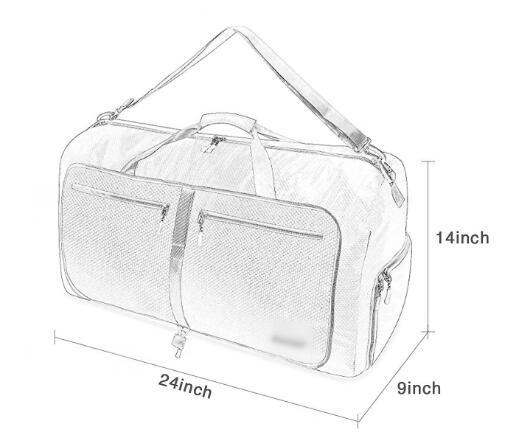 Foldable Travel Duffel Bag Water & Tear Resistant