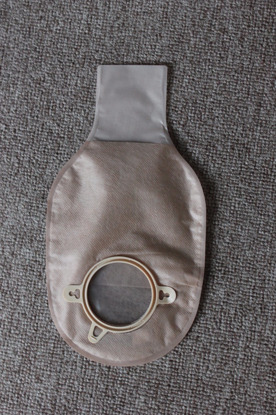 Disposable Two Pieces Medical Ostomy Bag
