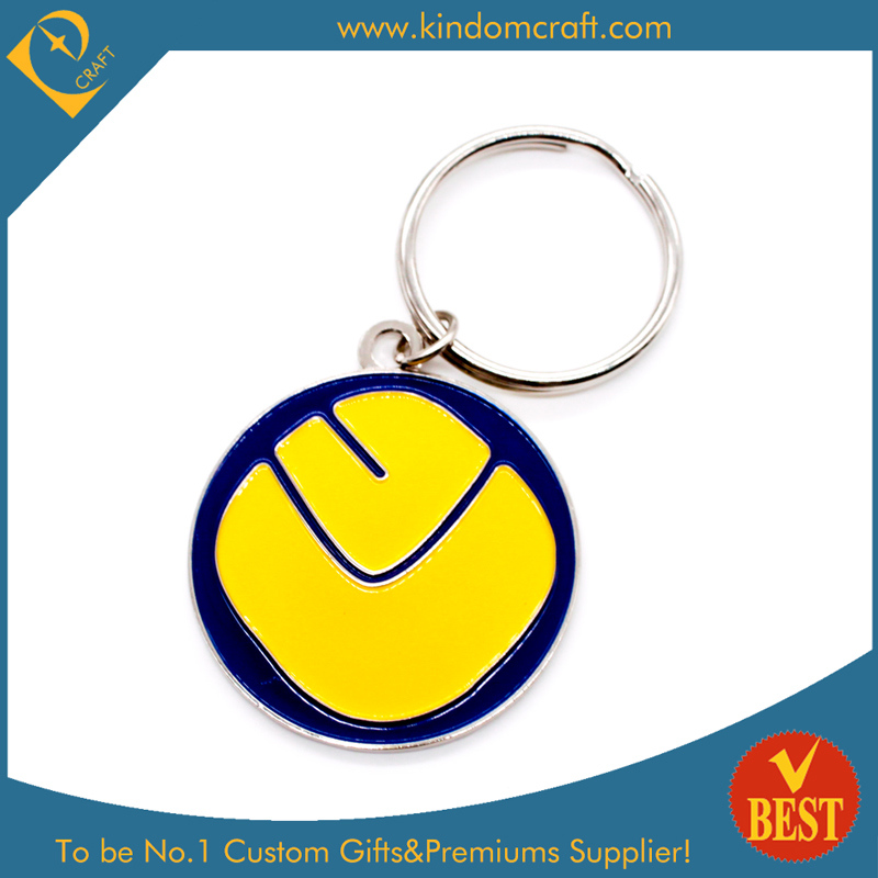High Quality Custom Company Personalized Branded Promotional Metal Keychain