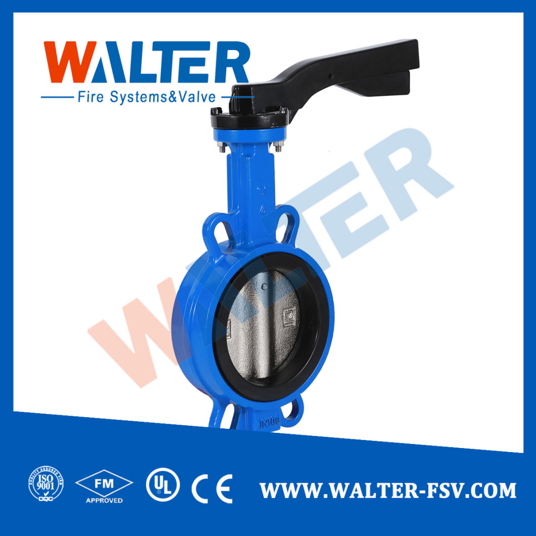 Cast Iron Hand Lever Wafer Butterfly Valve