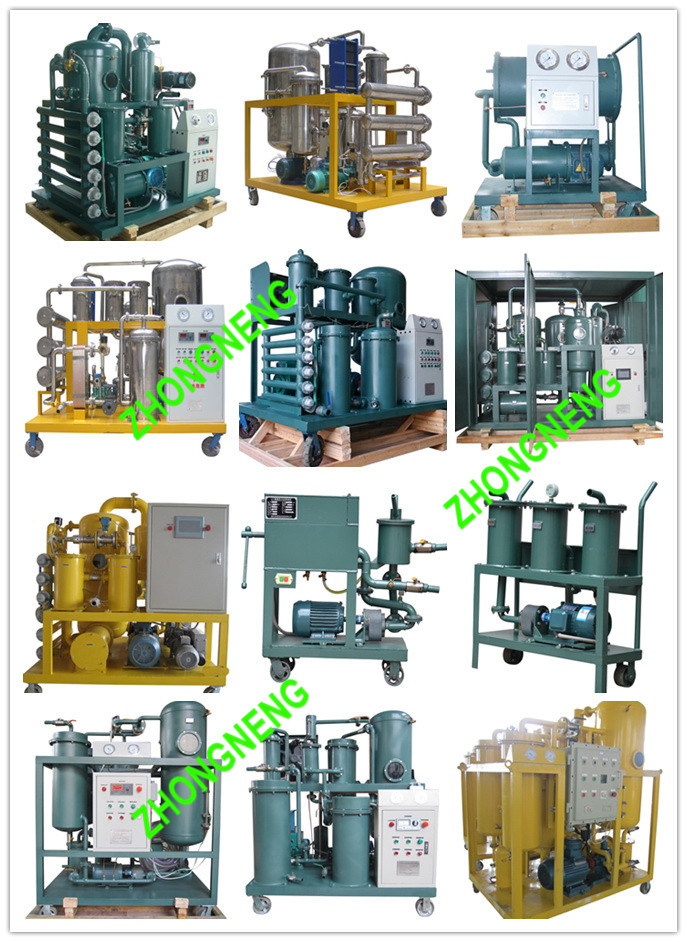 Zn High Vacuum Lubricating Oil Purifier Machine for Used Hydraulic Oil