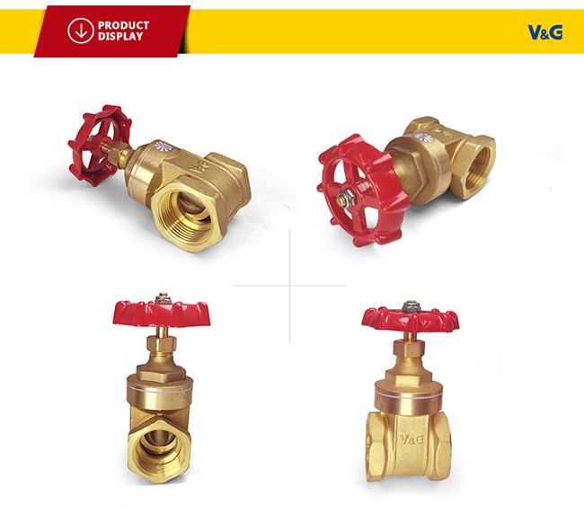 Female Thread and ISO228 Copper Brass Gate Valve (VG11.90011)