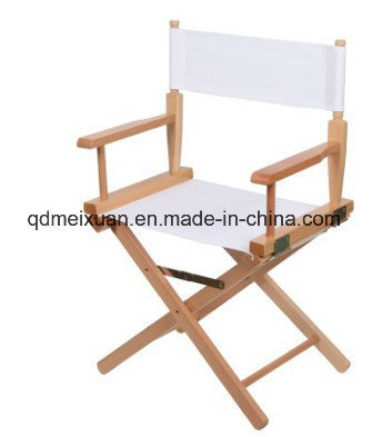 Short Cross Director Chair Contemporary and Contracted Folding Chairs, Leisure Fishing Chair Canvas Wooden Chair (M-X3829)