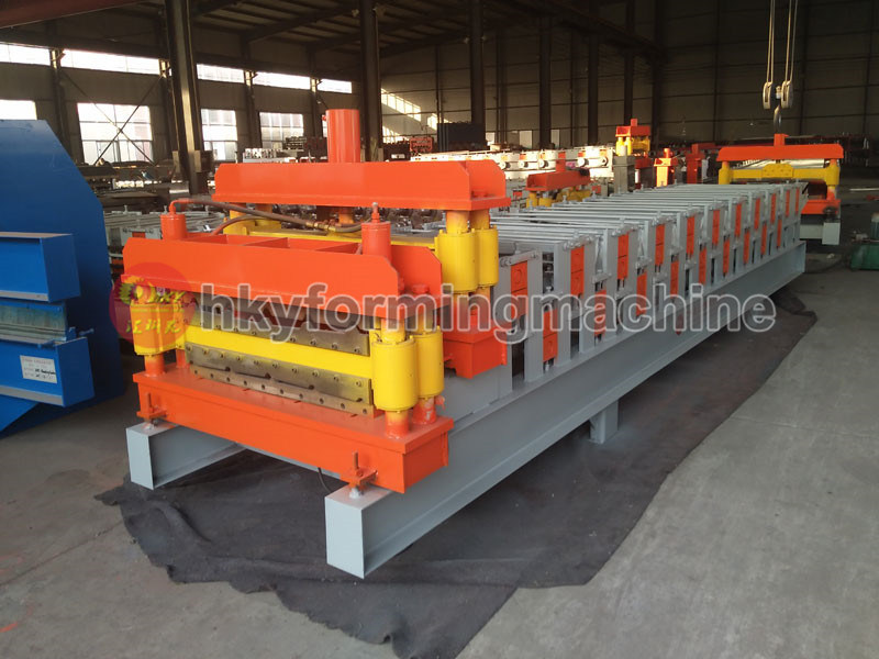 Double Metal Glazed Roof Roll Forming Machine