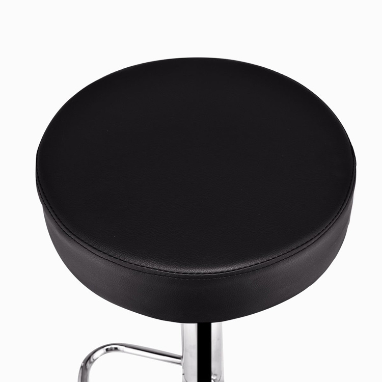 (DUJUAN) Swivel Bar Stool Round PU Leather Height Adjustable Chair Pub Stool