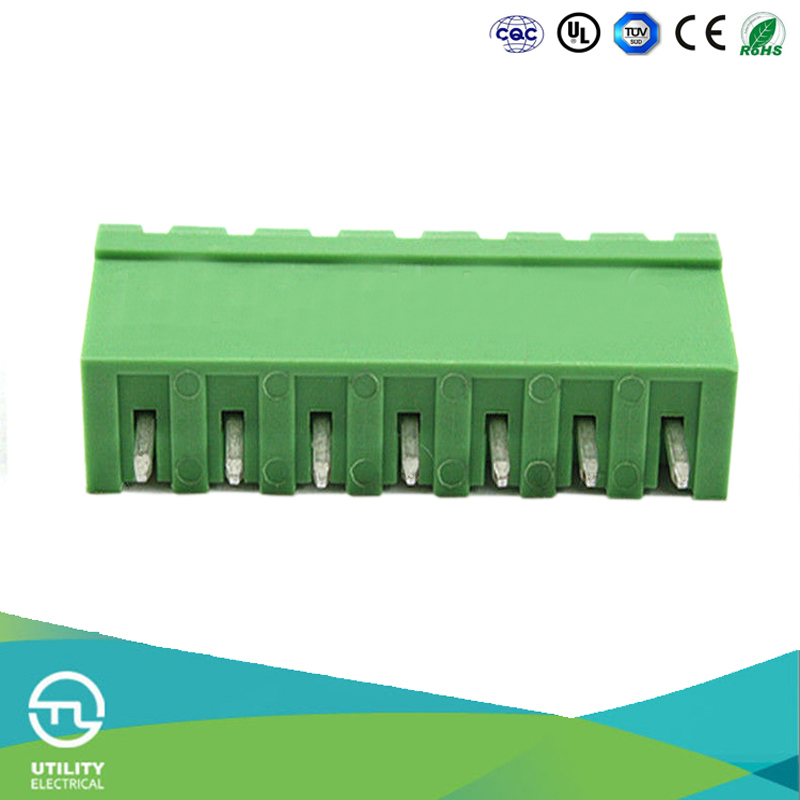 Utl 8 Pin Right Angle PCB Header Connector