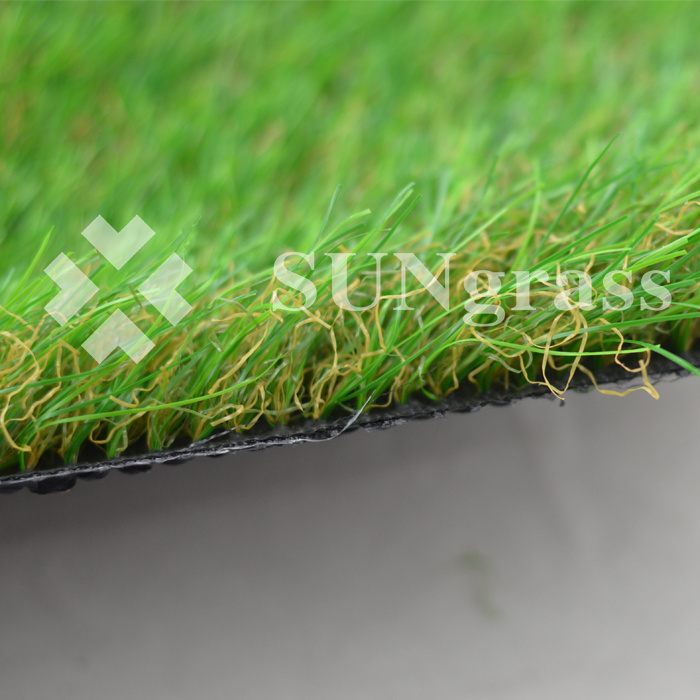 45mm Height Artificial Grass Synthetic Turf for Home Garden and Landscape with 4-Tones (SUNQ-HY00245)