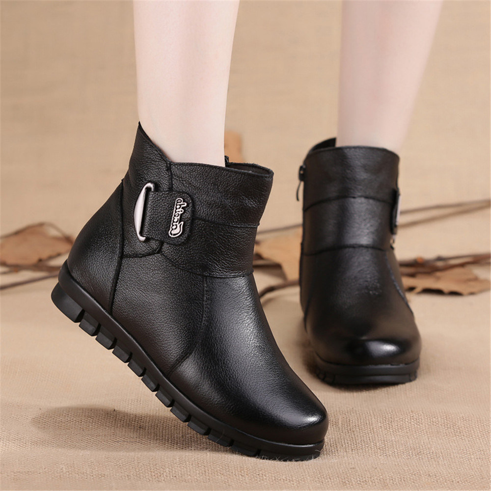 Lady Leather Boots/Fashion Leather Boots/Female Snow Boots