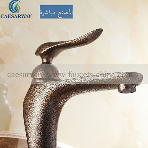 New Antique Color Brass Basin Tap Faucet with Acs Approved for Bathroom