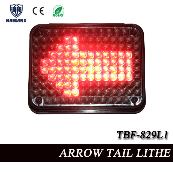 Red LED Arrow Tail Warning Light for Trucks Surface Mounting (TBF-829L1)