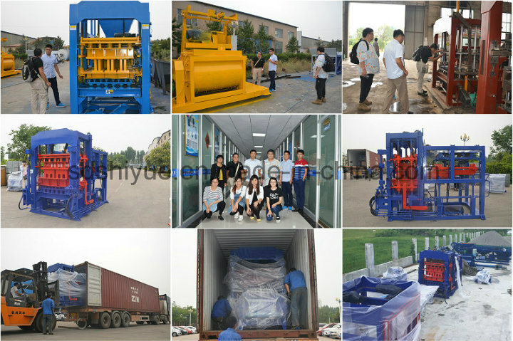 Qt6-15 Hydraulic Concrete/Cement Brick/Block Forming Equipment