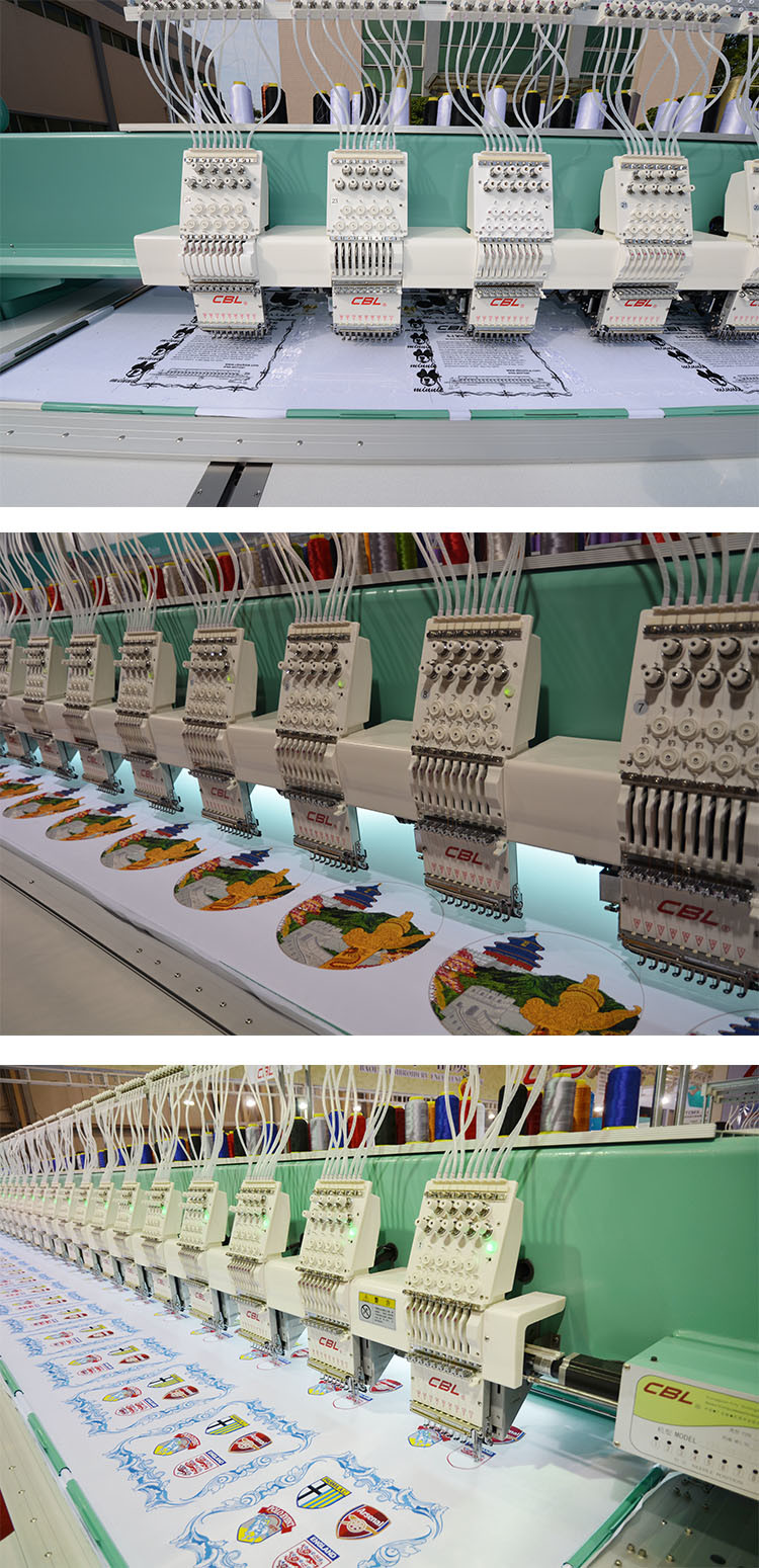 Cbl High Speed Computerized Garment Flat Embroidery Machine