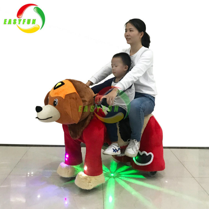 Factory Price Entertainment Stuffed Animal Electric Ride on Furry Animal