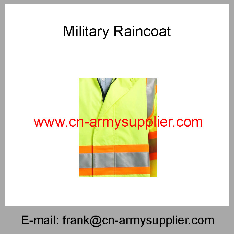 Reflective Raincoat-Security Raincoat-Traffic Raincoat-Military Raincoat-Duty Raincoat-Army Raincoat