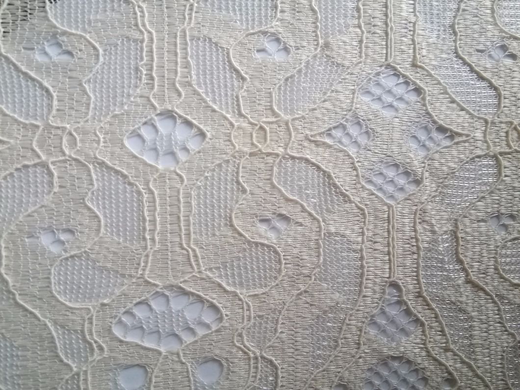 Hydrosoluble Lace Fabric for Home Textile and Fashion